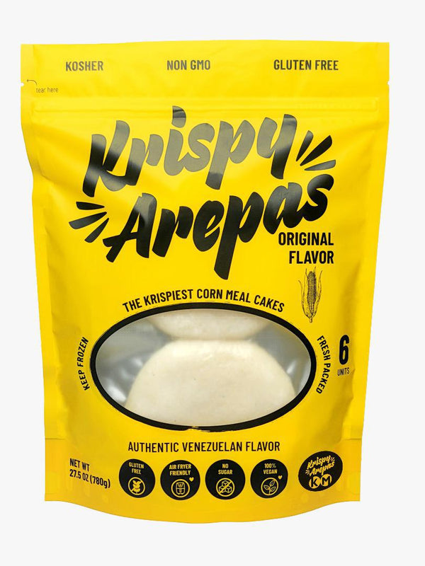 Krispy Arepas sabor Original | 6 unidades