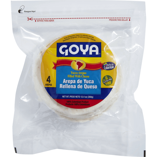 Arepa de Yuca rellena de Queso GOYA | 4 unidades