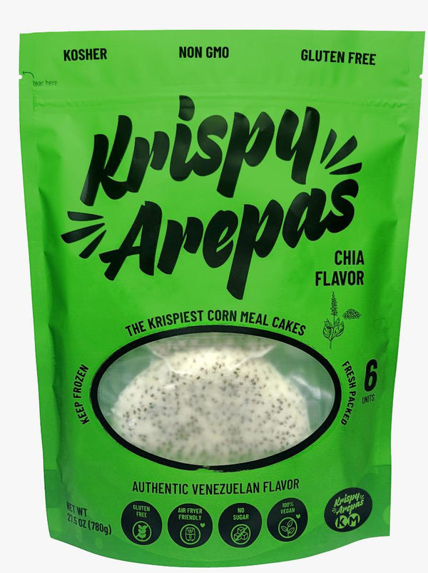 Krispy Arepas sabor a Chia | 6 unidades