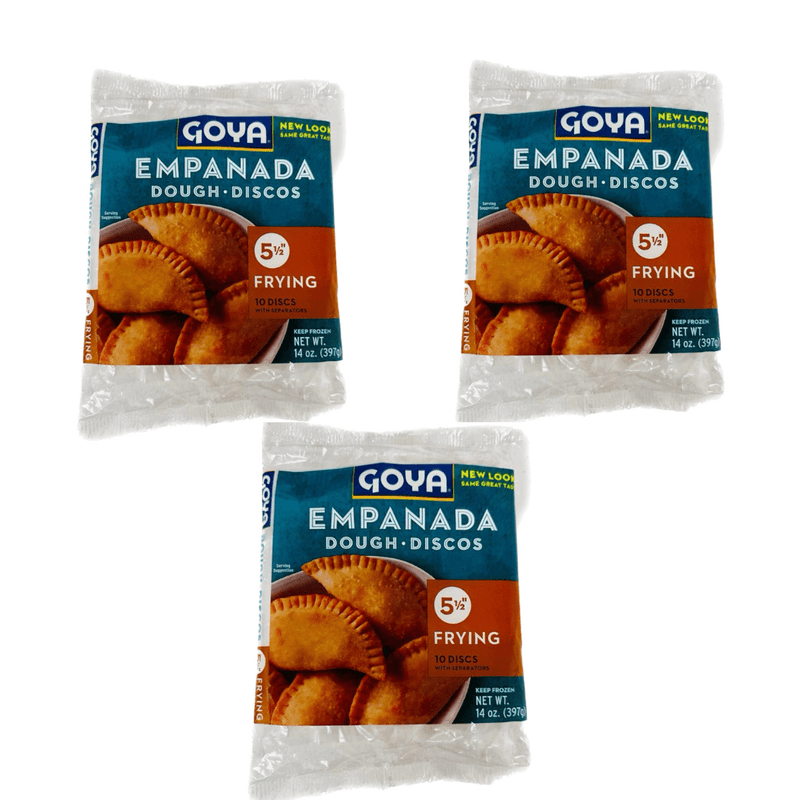 Discos de Empanadas para Freir de 5½" Goya | 3 paquetes