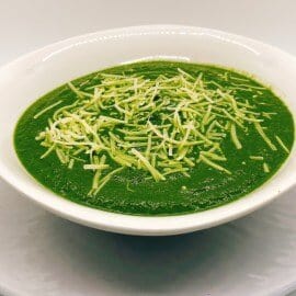 Crema de espinaca | Spinach creamy soup with parmesan | 1lb